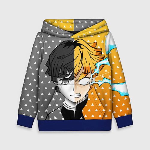 Детская толстовка ПУТЬ ЗЕНИЦУ КЛИНОК / 3D-Синий – фото 1