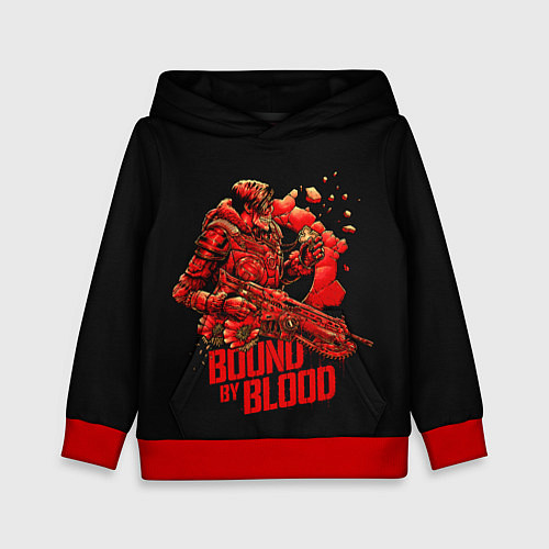 Детская толстовка Bound of blood / 3D-Красный – фото 1