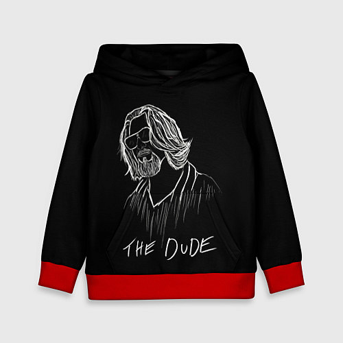 Детская толстовка THE DUDE Большой Лебовски / 3D-Красный – фото 1