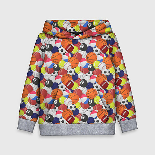 Детская толстовка Спорт / 3D-Меланж – фото 1