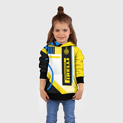 Толстовка-худи детская ФК «Интер Милан» 202021, цвет: 3D-черный — фото 2