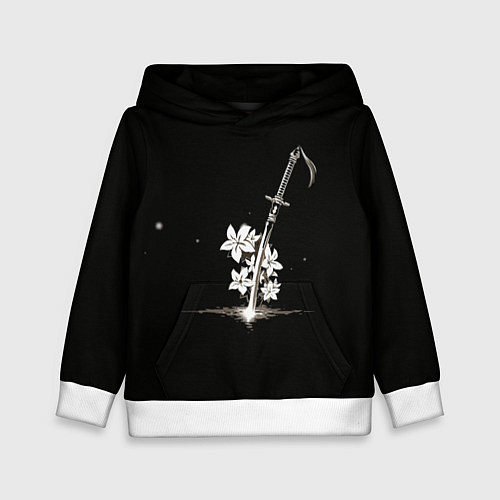 Детская толстовка Nier - Sword and Flowers / 3D-Белый – фото 1