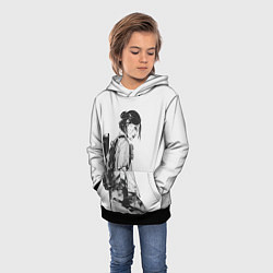 Толстовка-худи детская BW Elly, цвет: 3D-черный — фото 2