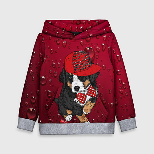 Детская толстовка Cool Dog / 3D-Меланж – фото 1
