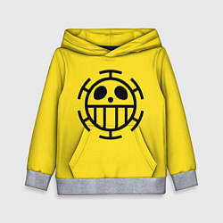 Толстовка-худи детская Как у Трафальгара Ло One Piece, цвет: 3D-меланж