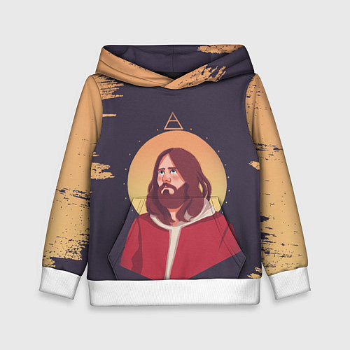 Детская толстовка Jared Leto 30 SECONDS TO MARS Z / 3D-Белый – фото 1