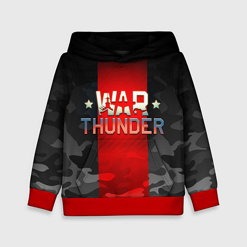 Детская толстовка WAR THUNDER ВАР ТАНДЕР / 3D-Красный – фото 1