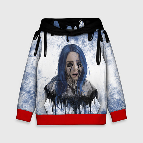 Детская толстовка BILLIE EILISH БИЛЛИ АЙЛИШ Z / 3D-Красный – фото 1