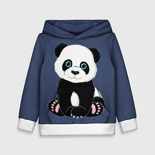 Детская толстовка Милая Панда Sweet Panda / 3D-Белый – фото 1