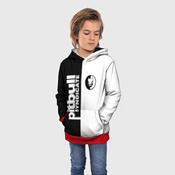 Толстовка-худи детская PITBULL SYNDICATE ПИТБУЛЬ, цвет: 3D-красный — фото 2