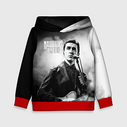 Толстовка-худи детская Вячеслав Бутусов Наутилус Помпилиус, цвет: 3D-красный