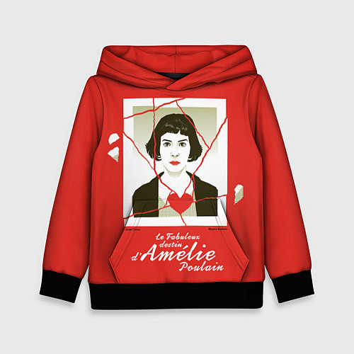 Детская толстовка Amelie / 3D-Черный – фото 1