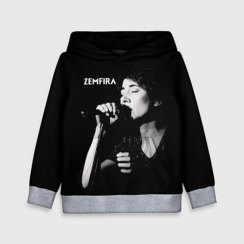 Детская толстовка Zемфира концерт / 3D-Меланж – фото 1