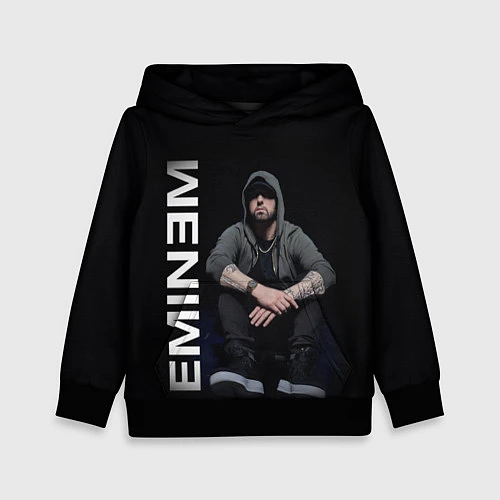 Детская толстовка EMINEM / 3D-Черный – фото 1