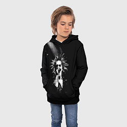 Толстовка-худи детская Горшок на концерте, цвет: 3D-черный — фото 2