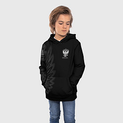 Толстовка-худи детская Russia Black Side New 202223, цвет: 3D-черный — фото 2