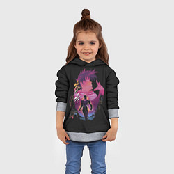 Толстовка-худи детская Joseph Joestar, цвет: 3D-меланж — фото 2