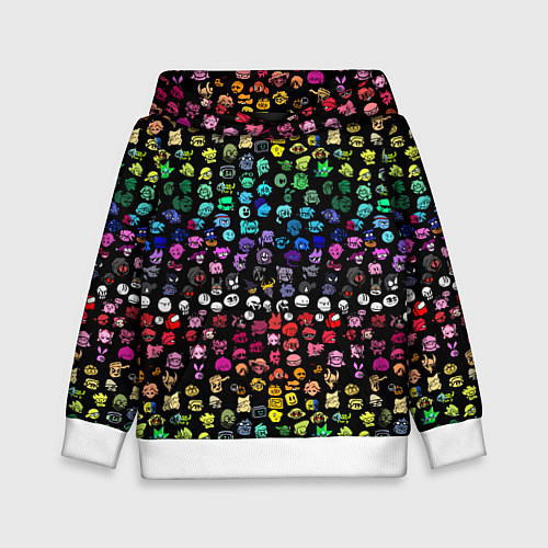 Детская толстовка ПЕРСОНАЖИ ИГРЫ FNF / 3D-Белый – фото 1