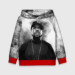 Толстовка-худи детская Ice Cube Айс Куб Z, цвет: 3D-красный