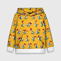 Детская толстовка Такой разный Дятел Вуди