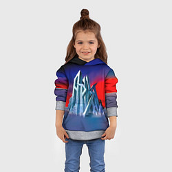 Толстовка-худи детская Ария - Мания величия, цвет: 3D-меланж — фото 2