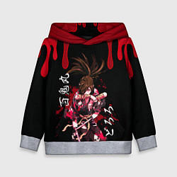 Толстовка-худи детская Аниме Дороро Dororo, Хяккимару, цвет: 3D-меланж