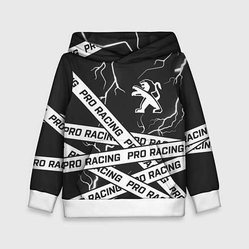 Детская толстовка Peugeot - Racing Tapes / 3D-Белый – фото 1