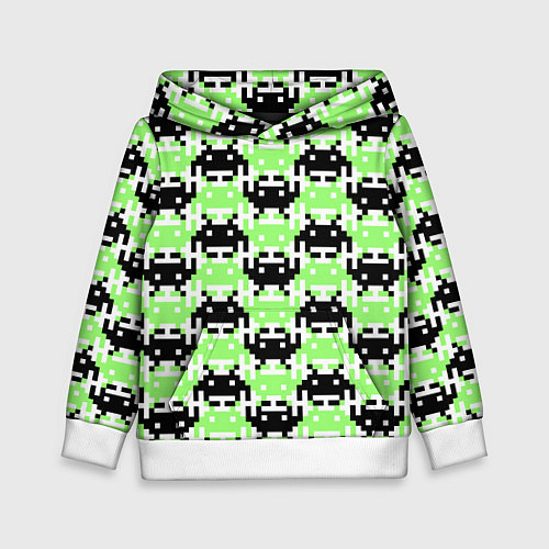 Детская толстовка Space Invaders Old game Z / 3D-Белый – фото 1