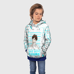 Толстовка-худи детская ТООРУ ОЙКАВА OIKAWA TORU, цвет: 3D-синий — фото 2