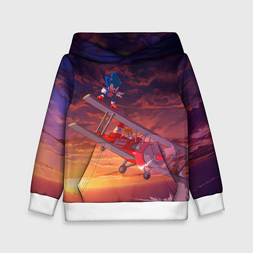 Детская толстовка AMY ROSE SONIC СОНИК Z / 3D-Белый – фото 1
