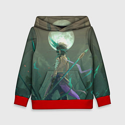 Толстовка-худи детская XIAO СЯО ПОЛНОЛУНИЕ, цвет: 3D-красный