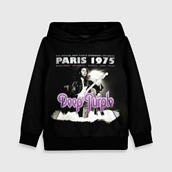 Толстовка-худи детская Deep Purple - Paris 1975, цвет: 3D-черный