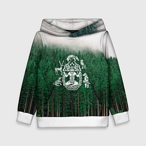 Детская толстовка ВАНАХЕЙМ РУНЫ RUNES Z / 3D-Белый – фото 1