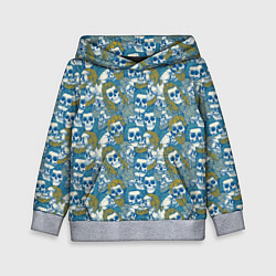 Толстовка-худи детская Стильные Мертвецы, цвет: 3D-меланж