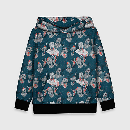 Детская толстовка Живые Мертвецы / 3D-Черный – фото 1