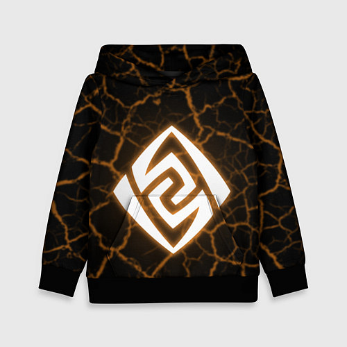 Детская толстовка ГЕО GEO СТИХИЯ / 3D-Черный – фото 1