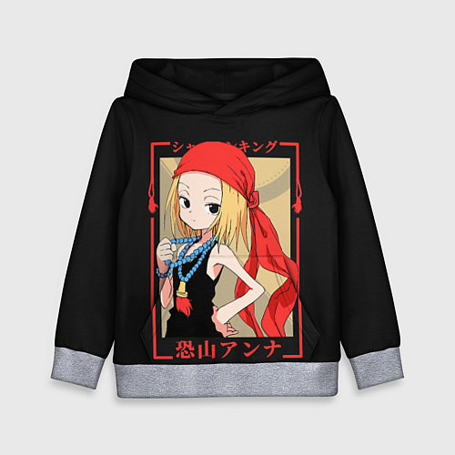 Детская толстовка Анна К / 3D-Меланж – фото 1