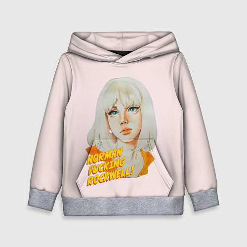 Детская толстовка Лана акваркелью / 3D-Меланж – фото 1