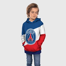 Толстовка-худи детская Paris Saint-Germain FC, цвет: 3D-синий — фото 2