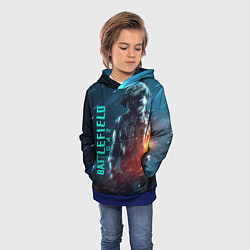 Толстовка-худи детская BATTLEFIELD 2042 SOLDIER WARS, цвет: 3D-синий — фото 2