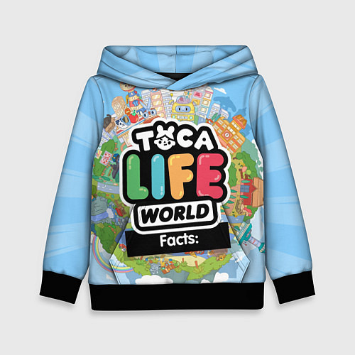 Детская толстовка Toca Life World / 3D-Черный – фото 1