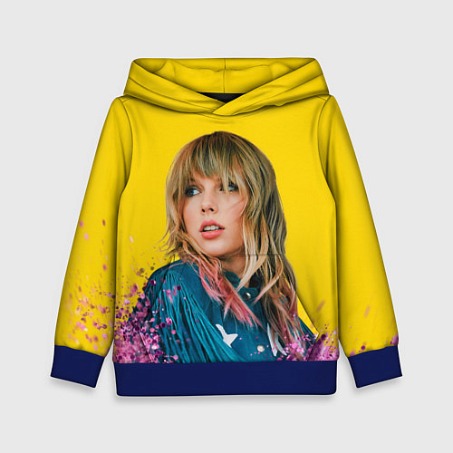 Детская толстовка Красотка Тейлор / 3D-Синий – фото 1