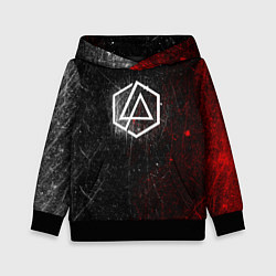 Толстовка-худи детская Linkin Park Logo Линкин Парк, цвет: 3D-черный