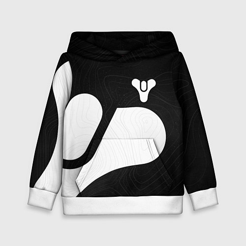 Детская толстовка DESTINY 2 LOGO WHITE / 3D-Белый – фото 1