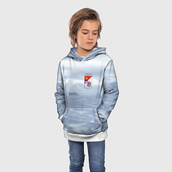 Толстовка-худи детская Оротукан Без текста, цвет: 3D-белый — фото 2