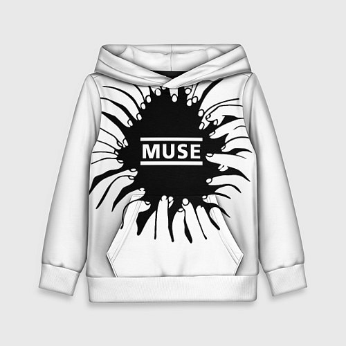 Детская толстовка MUSE пальцы / 3D-Белый – фото 1