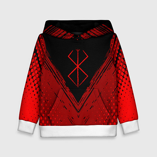 Детская толстовка Berserk - Берсерк / 3D-Белый – фото 1