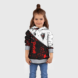 Толстовка-худи детская Berserk: Черная маска, цвет: 3D-меланж — фото 2