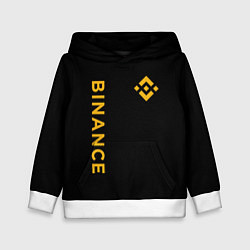 Детская толстовка БИНАНС ЛОГО КАРБОН BINANCE LOGO