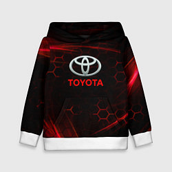 Детская толстовка Toyota Неоновые соты